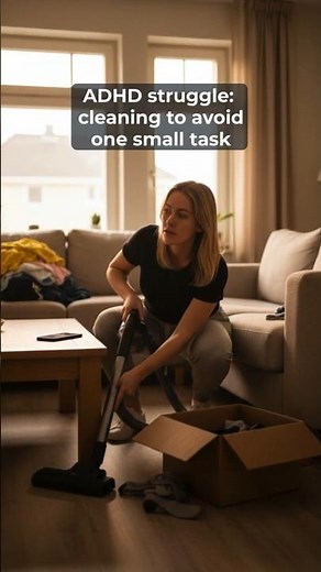 Cleaning Escape – ADHD Struggle to Dodge One Tiny Task