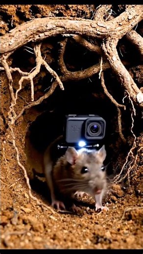 “Inside a Mouse Hole 🐭 | Real Family Life of Rats in Underground Nest | Cute Animal Story” #trending