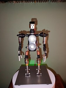 Found Art Robot Sculpture Type F2-4A - Etsy