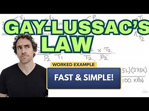 Gay-Lussac's Law | Chemistry Homework in 3 MINUTES