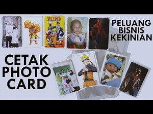 TUTORIAL CARA Membuat Photo Card menggunakan bahan PVC id card | Photoshop tutorial