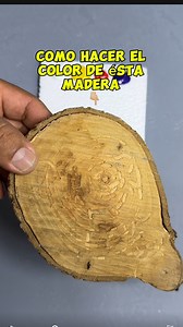 Como hacer el color de ésta madera 🪵 👆🏼 con pinturas acrílicas 🎨🖌️ #pintura #painting #creative #art | Eduardo Guerra