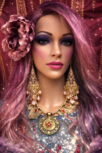 Mystical Chandelier Earrings – Long Filigree Jewelry, Crystal Teardrop Beads & Rhinestones - Etsy