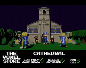 Voxel Cathedral by The Voxel Store