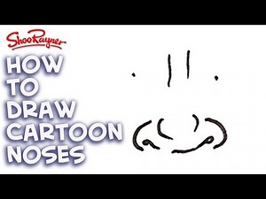 How to draw cartoon noses