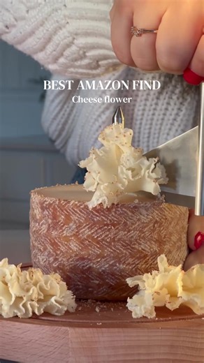 Easy Charcuterie Cheese Flower Tutorial