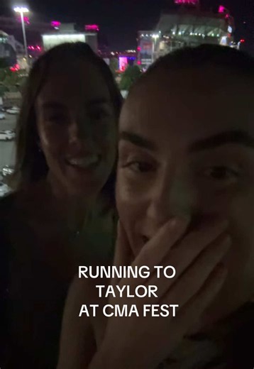 WE MADE IT HIIIII @Annie Lawrence !!!!! #taylorswift #cmafest #swiftie #taylorsversion #timmcgraw @Taylor Swift @Taylor Nation
