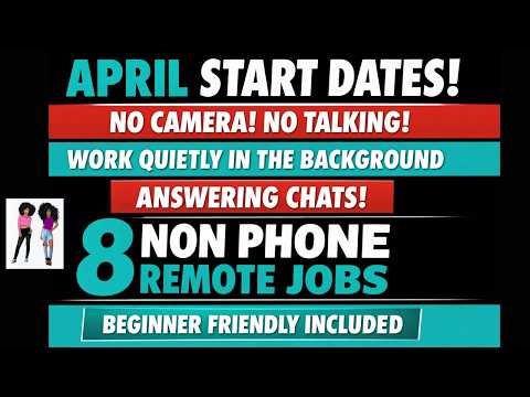 No Talking, No Camera! Chat Support Jobs You Can Do From Home