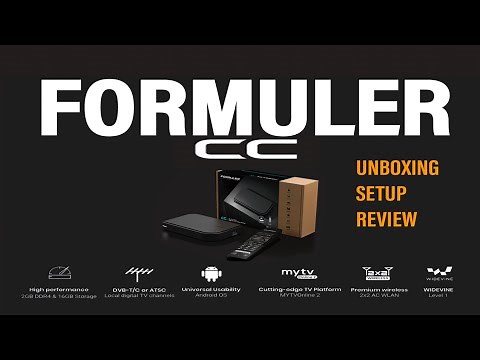 Formuler CC 4K IPTV Unboxing, Setup and Review