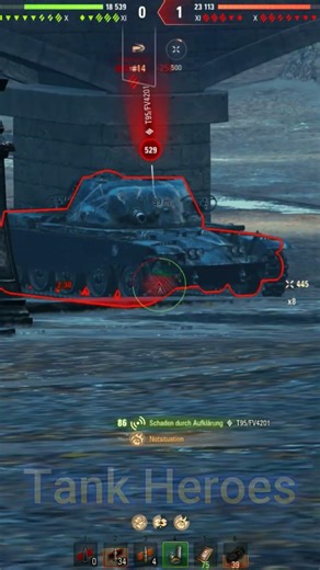 Fauteur vs Chieftain T95/FV4201 - use the Physics 😂 #wot World of Tanks Gameplay