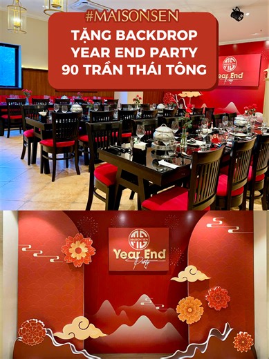 🎊 YEAR END PARTY – ƯU ĐÃI TẶNG GÓI TRANG TRÍ Maison Sen 90 Trần Thái Tông 🎊 #61tranhungdao #90tranthaitong #275nguyentrai #505minhkhai #MaisonSen #buffet #sashimi #sushi #buffethaisan #ancungtiktok #anngonhanoi #angihanoi