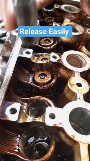 SIMPLE TRICK ✅ to Remove Engine Valve Spring #Shorts