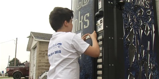 Pop machine helps keep town’s lights on