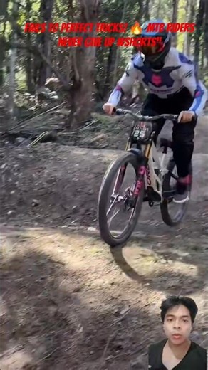 Fails to Perfect Tricks! 🔥 MTB Riders Never Give Up #Shorts #mtb #bike #foryou