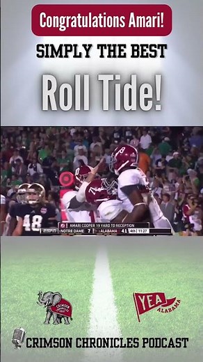 Amari Cooper: From Bama Star to NFL Legend