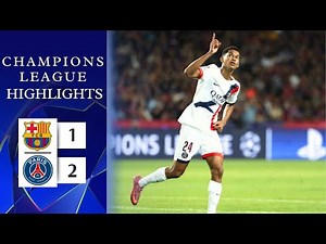 Barcelona - PSG | 1-2 | Highlights | Champions League 2025-26 | barcelona psg