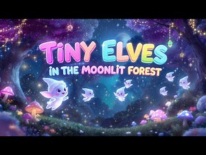 Tiny Elves in the Moonlit Forest | Magical Bedtime Story for Kids | Enchanted Night Adventure