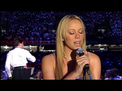 Mariah Carey - The Star Spangled Banner (4K QUALITY - Super Bowl XXXVI national anthem, 02.03.2002)