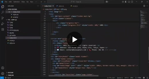 #webdev #finalyearproject #html #css #javascript #responsivedesign #performanceoptimization #apexplanet #internship | Aishwarni M