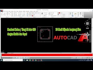 Cara Membuat Kolom / Tiang di Auto CAD