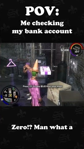 Checking My Bank Account - 100%ing SR2 Ep. 5 #gaming #saintsrow #saintsrow2 #gta #gta6 #gtavi
