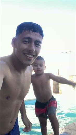 Adult Instantly Dives into Pool After Boy Unexpectedly Falls