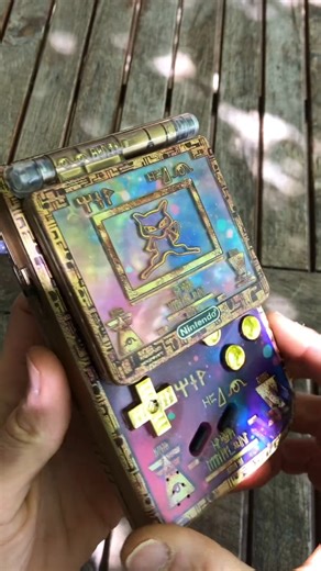 1.3M views · 25K reactions | The elusive Mythical Mew Gameboy ✨ Credits to Supergusiland  Instagram: instagram.com/supergusiland | Luxray | Facebook