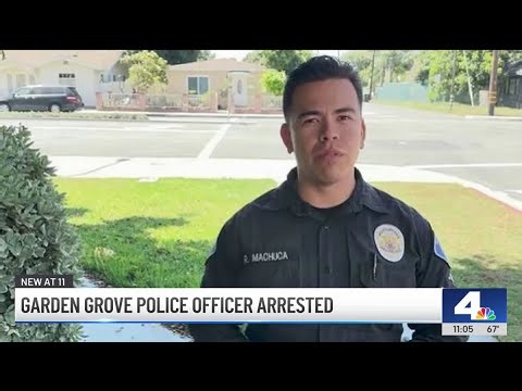 #GardenGrove Police Officer Arrested after Probe