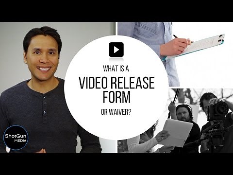 What is a Video Production Release Form or Waiver