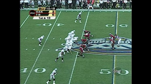 Dexter Jackson intercepts Rich Gannon on consecutive drives | Super Bowl XXXVII