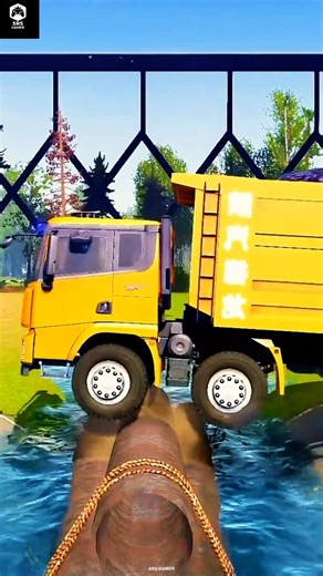 Extreme MudRunner Offroad Challenge | Mud, Water & Heavy Trucks Gameplay! #mudrunner #shorts