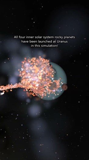 Rocky Planets vs. Uranus Pt. 2😱💥 #spacesim