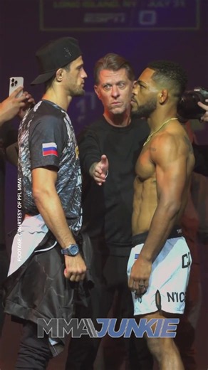 Usman Nurmagomedov vs Archie Colgan final faceoff before PFL Lightweight title