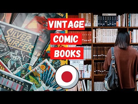 VINTAGE MARVEL COMIC BOOKS IN ENGLISH AT THIS JAPANESE SHOP IN TOKYO