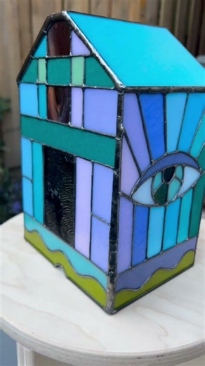 Rainbow Collector Studio House Lamp