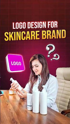 Design a Skincare Brand Logo with Logowiz [Fast & Easy-to-Use] #skincare #logo #trending