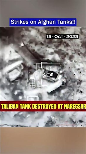 Pakistani Forces Hit Afghan Tanks in Border Strikes!