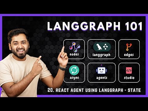 LangGraph Crash Course #20 - ReAct using LangGraph - State