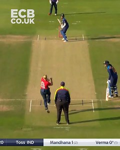 Brunt 🆚 Verma 🍿 Epic battle 📺 England Women v India 2021 | England Cricket