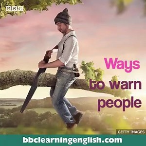 8K views · 369 reactions | 樂What do you do when someone's in danger? ⚡ ⚠️Warning them would be a good idea! 藍 Here's how to do it! #bbclearningenglish #learnenglish #esl #warningsigns #warnings #vocab #speakingenglish | BBC Learning English | Facebook