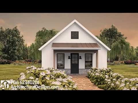 ADU House Plan Walkthrough Tour - Plan 623402DJ Architectural Designs