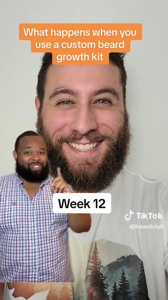 Grow that beard. Get started with a growth kits and take 15% off with code “BEARDTOK” for a limited time only! #beardclub #beardgrowth #greenscreen