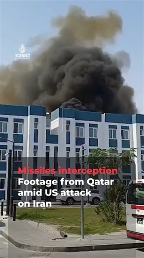 Video shows multiple explosions in Qatar as the defence ministry confirms that all Iranian missiles were intercepted. No casualties were reported. | Al Jazeera English