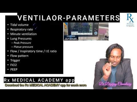 VENTILATOR PARAMETERS- BY Dr DIGVIJAY (RUSTAM SIR)- ICU & VENTILATOR SERIES -FiO2, RR, PIP ,PEEP, IE