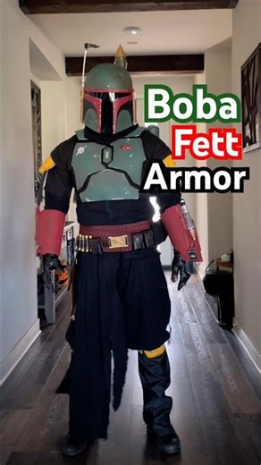 The Boba Fett Armor Movement Test! #starwars #bobafett #mandaloriancosplay #mandalorianandgrogu #AI