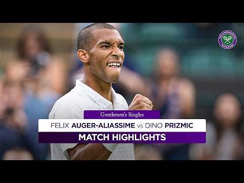Felix on fire! | Felix Auger-Aliassime v Dino Prizmic | Highlights | Wimbledon 2026