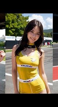 【AI美女】レースクイーン × サーキット 【写真集】