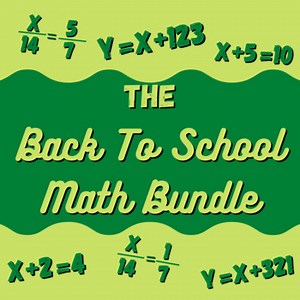 Back To School Bundle: 6th/7th Grade Math Activities