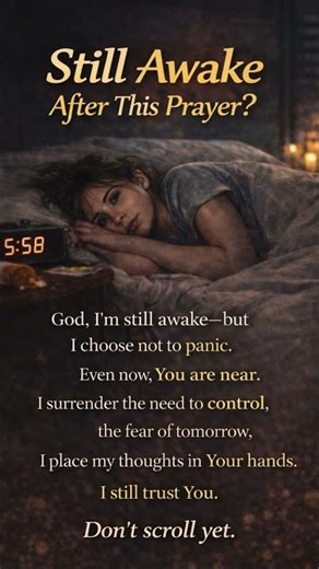 Still Awake at 1:30 AM? This Prayer Is For You 🌙💤