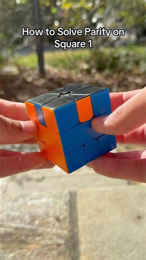 Square 1 Parity :) #rubikscube #tutorial #speedcubing #cubing